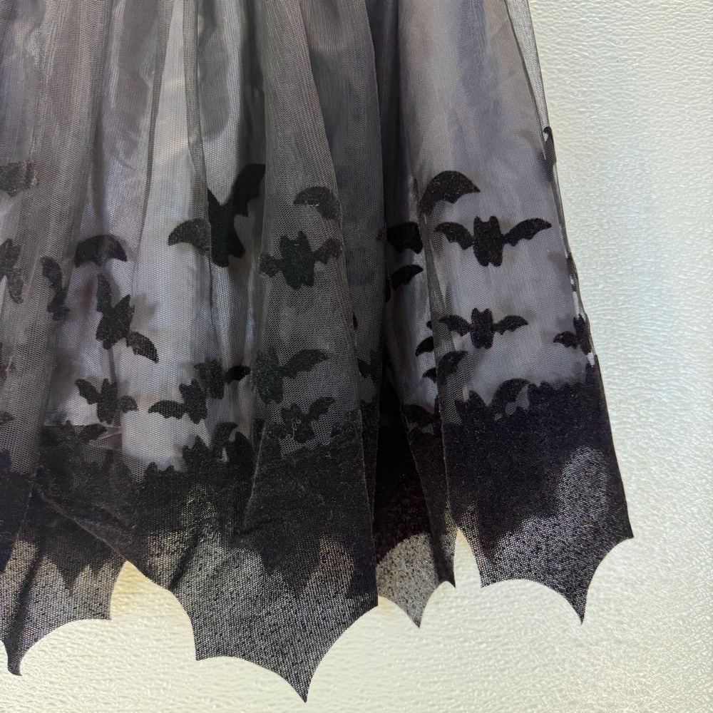 H&M Girls Black Bat Tulle Skirt‎ Halloween US 6X/7 - Picture 6 of 17